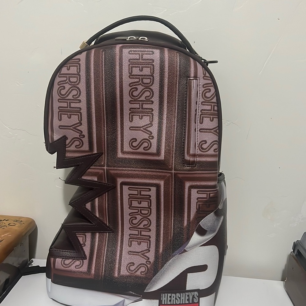 Limited edition sprayground x hursheys. Backpack shark bite